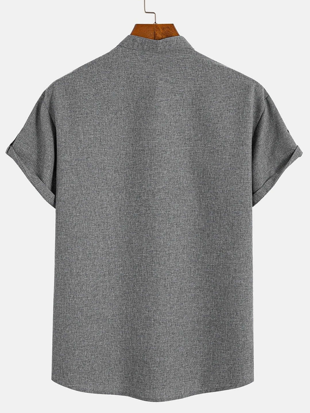 Hayes™ Elegant Short Sleeve High Neck Shirt