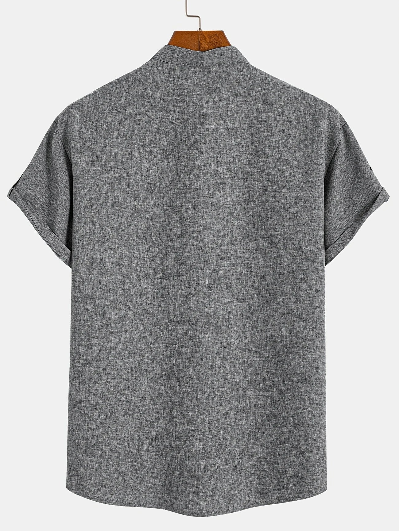 Hayes™ Elegant Short Sleeve High Neck Shirt