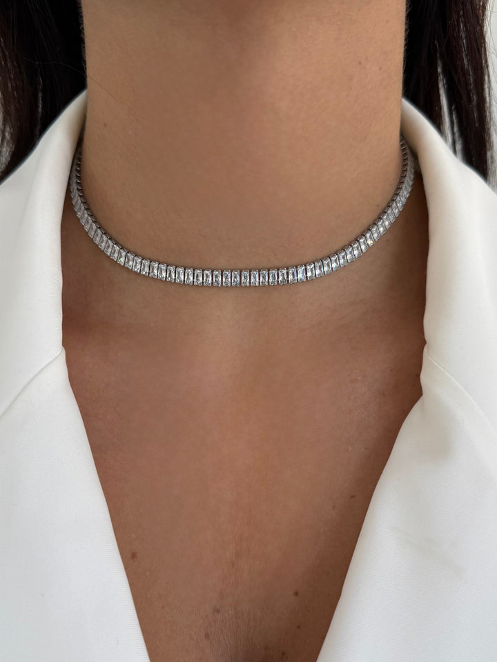 Audira™ Collar Baguette White