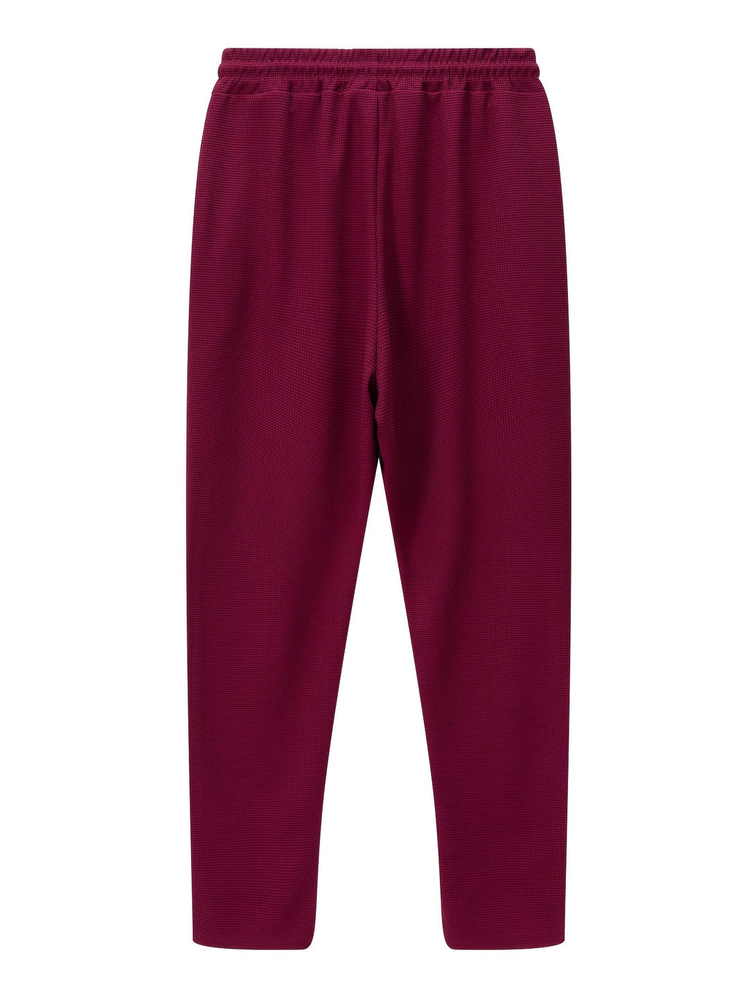 Yaxolt | Textured Relaxed Fit Pants with Maximum Comfort