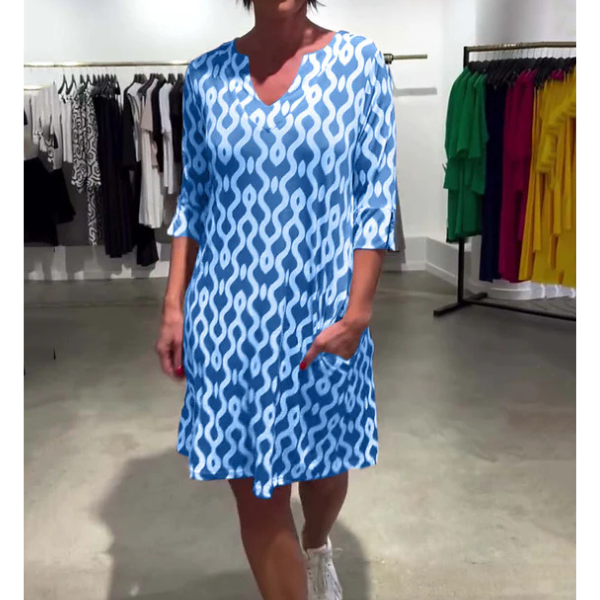 Brisa™ Marga Midi Dress with Exclusive Collar