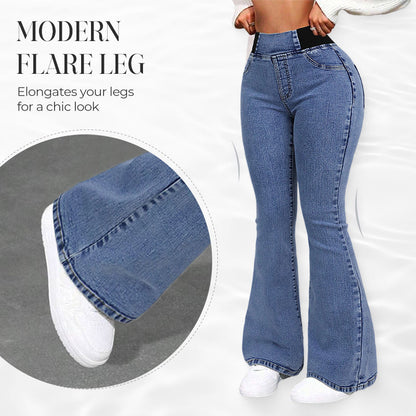 Yara™ Women's High-Waisted Jeans with Stretch Legs