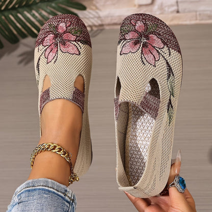 Liora™ Women's Shoes, Breathable, Aesthetic with Embroidery