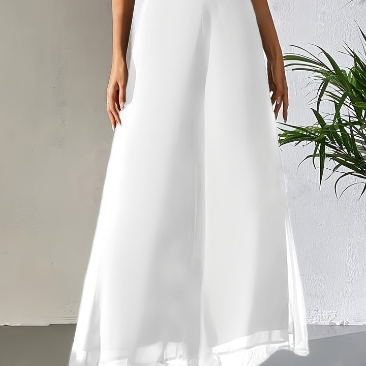 Tuvenyx | Wide Leg Pants with Elastic Waist and Flowing Fit