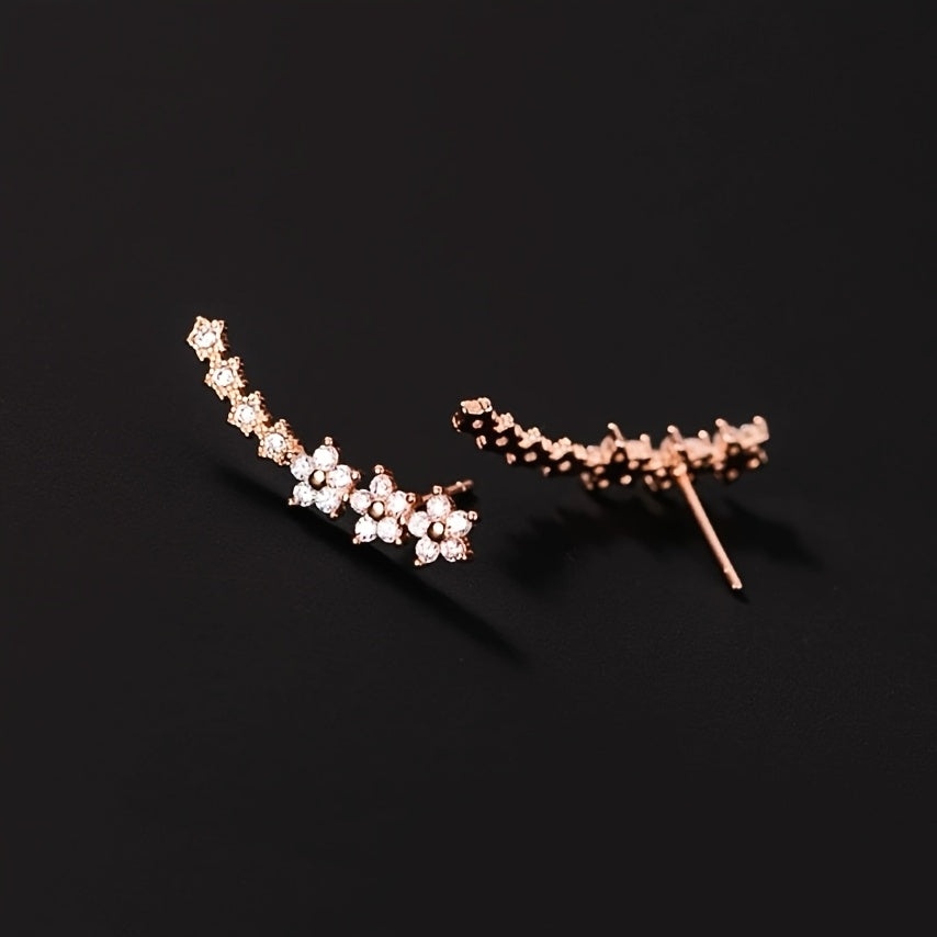 Soreya™ Elegant Floral Earrings with Timeless Style