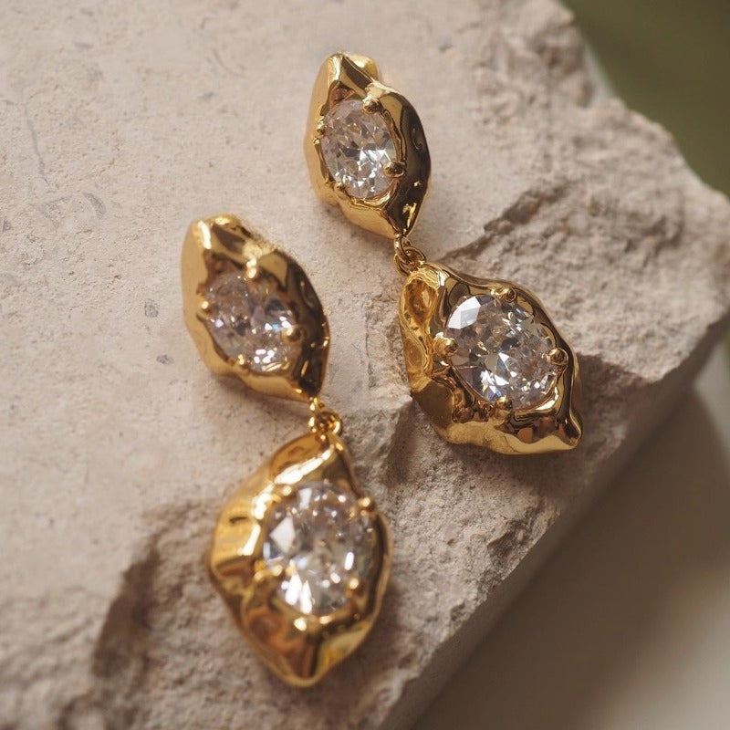 Xola™ Dangle Earrings with Brilliant Zirconia and Elegant Design