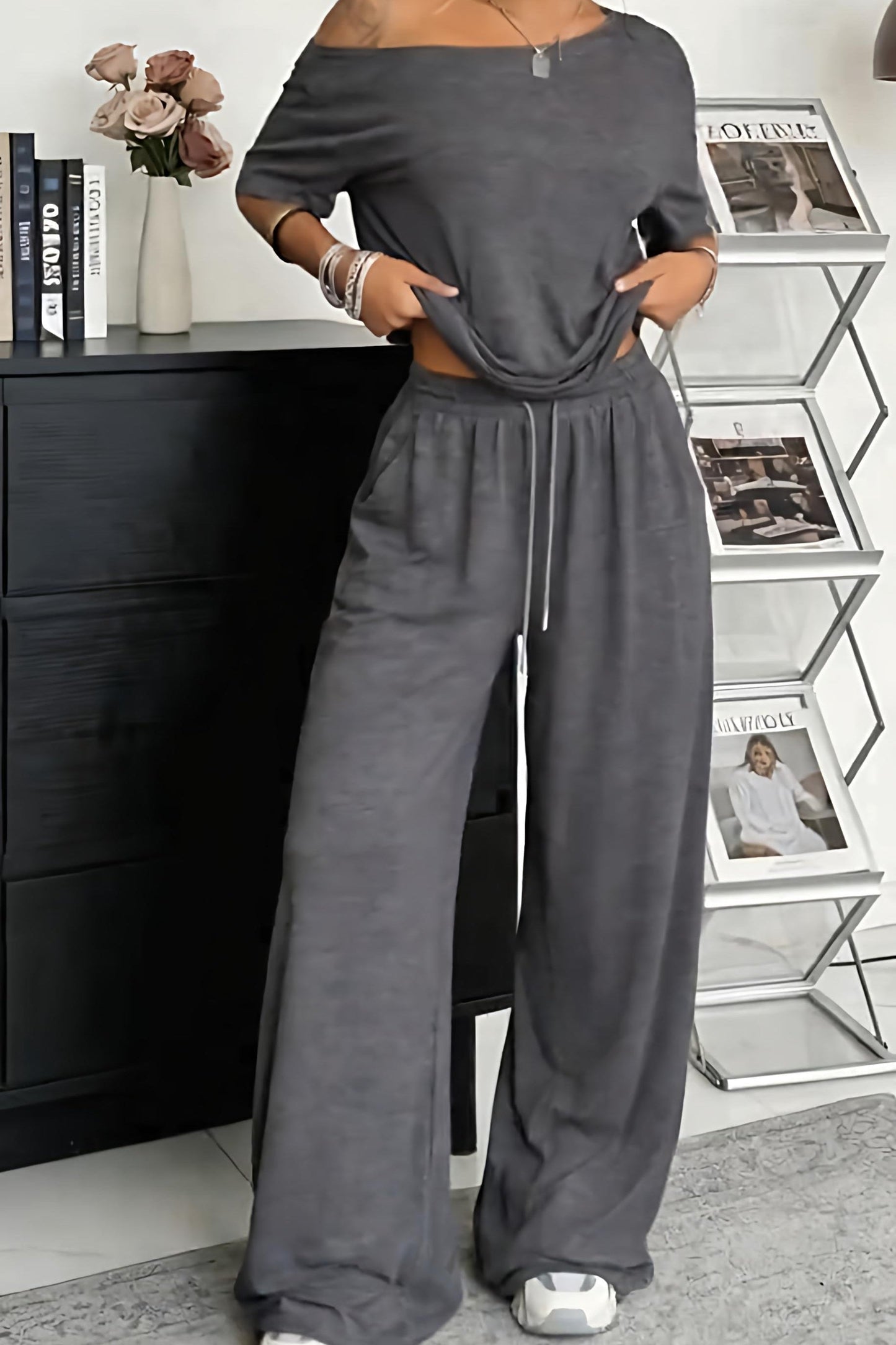 Jory™ Women's Off-Shoulder Two-Piece Set
