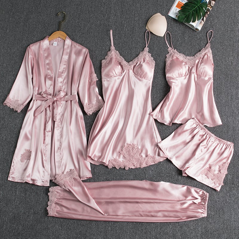 Rosmira™ Nocturno Satin Luminous Set Five Pieces