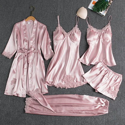 Rosmira™ Nocturno Satin Luminous Set Five Pieces