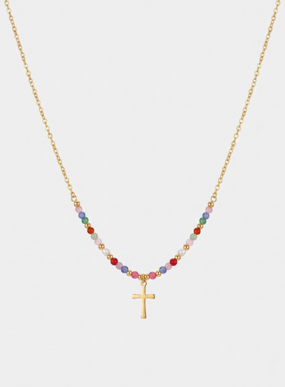 Navira™ Colorful Cross Necklace