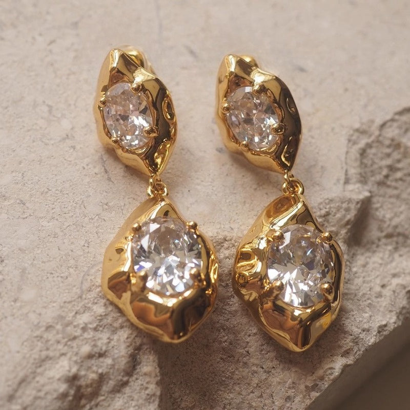 Xola™ Dangle Earrings with Brilliant Zirconia and Elegant Design