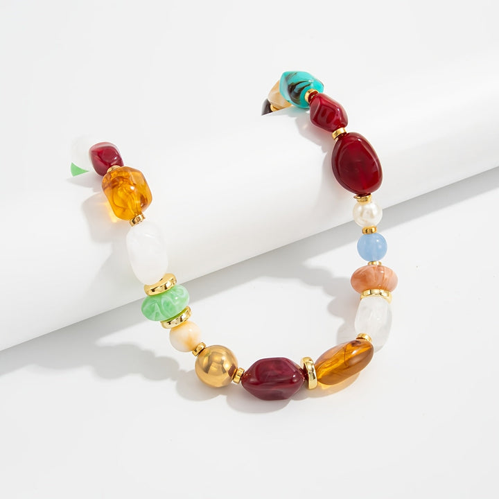 Ixothyn | Bohemian Beaded Necklace with Vintage Design and Artisan Style