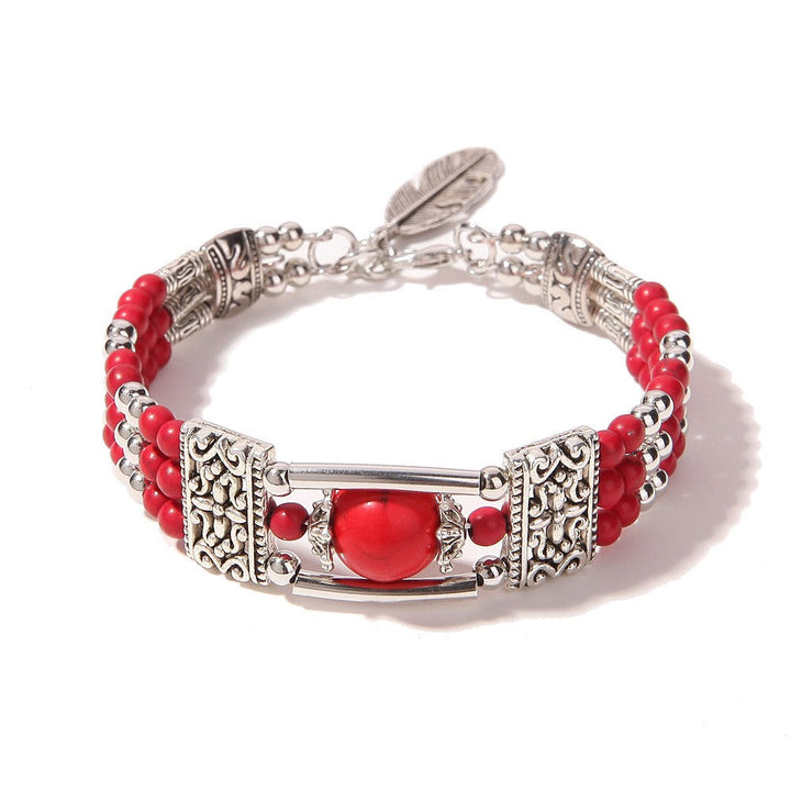 Jessae™ Natural Stone Bracelet with Artisan Style and Natural Energy