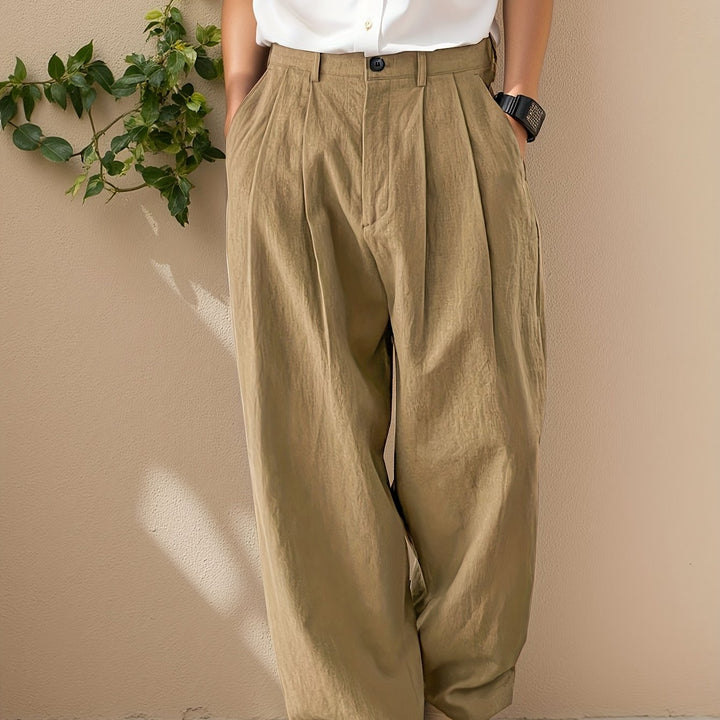Vruxeth | Straight Leg Pants for Men with Relaxed Fit and Modern Style