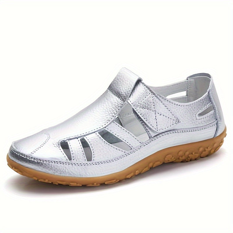 Norah™ Handmade Leather Moccasins with Soft Sole and Vintage Design