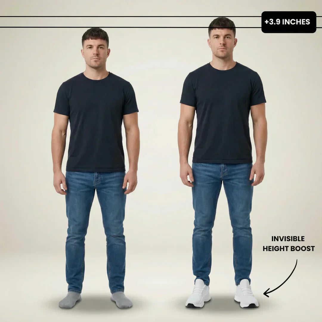 Torvane™ Urban Sneakers with Invisible Elevation and Modern Design