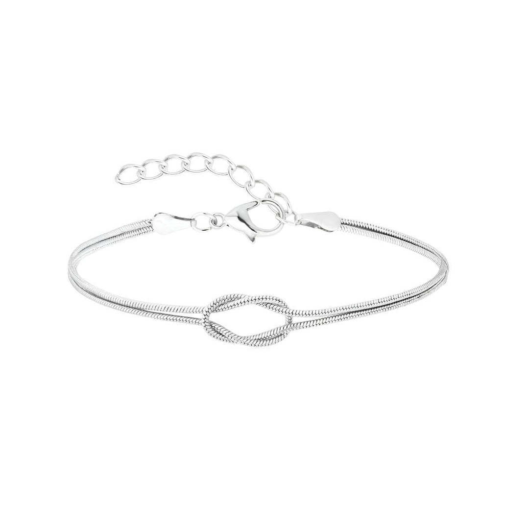 Coravanté™ Personalized Knot Bracelet with Elegant Touch