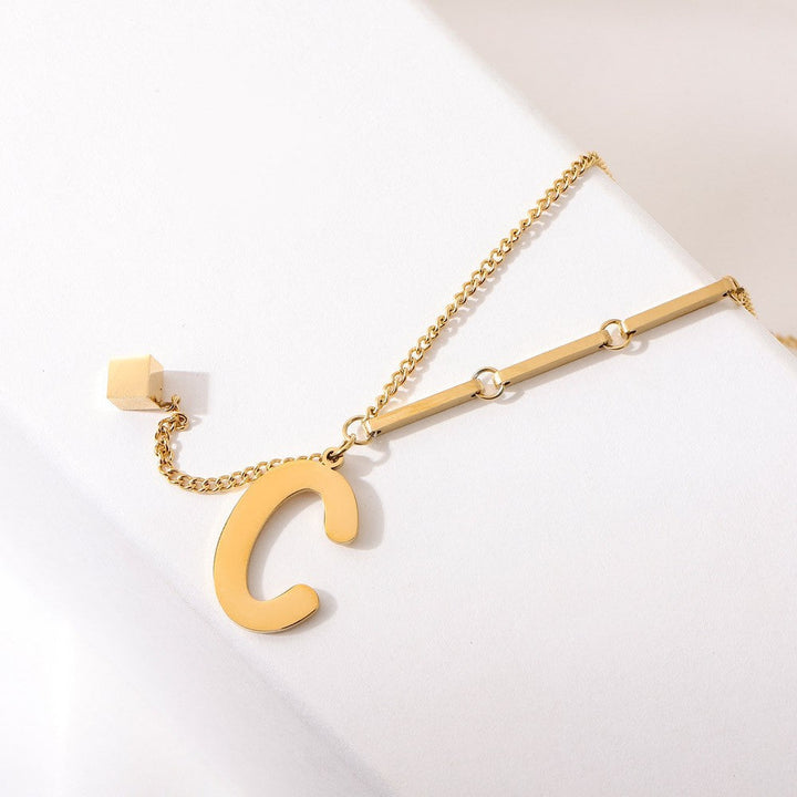 Blakely™ Necklace with Personalized Initial in Elegant Finish