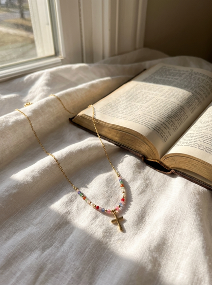 Navira™ Colorful Cross Necklace