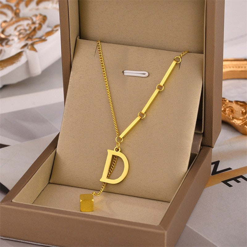 Blakely™ Necklace with Personalized Initial in Elegant Finish