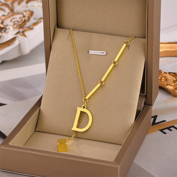 Blakely™ Necklace with Personalized Initial in Elegant Finish