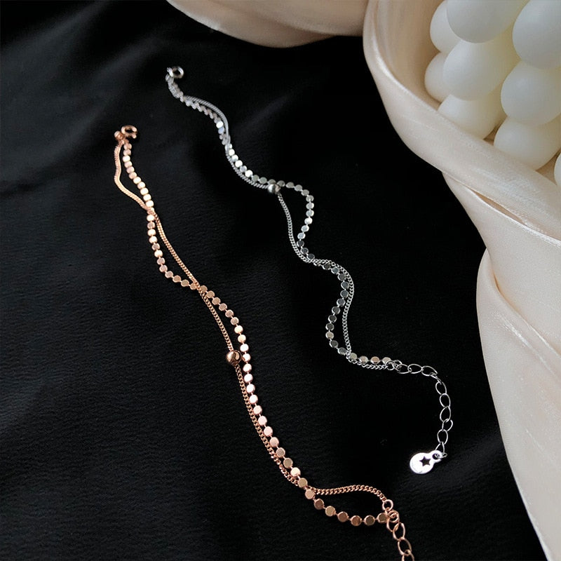 Siennae™ Double Layered Bracelet with Elegant Design and Delicate Fit