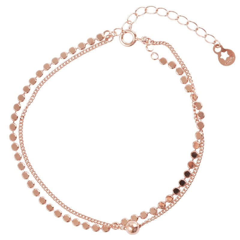 Siennae™ Double Layered Bracelet with Elegant Design and Delicate Fit