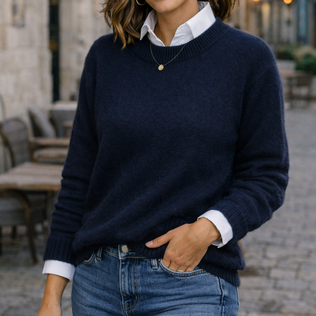 Rosyra™ Premium Cashmere Sweater with Silky Touch