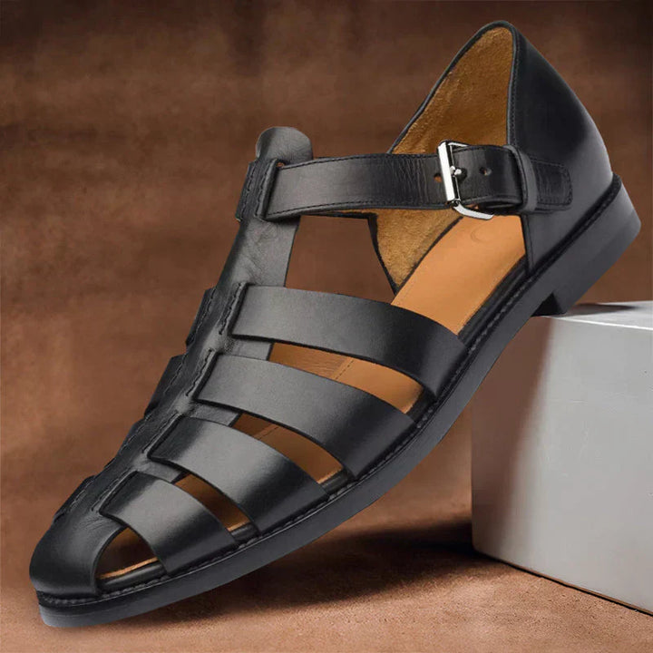 Renzaro™ Leather Sandals