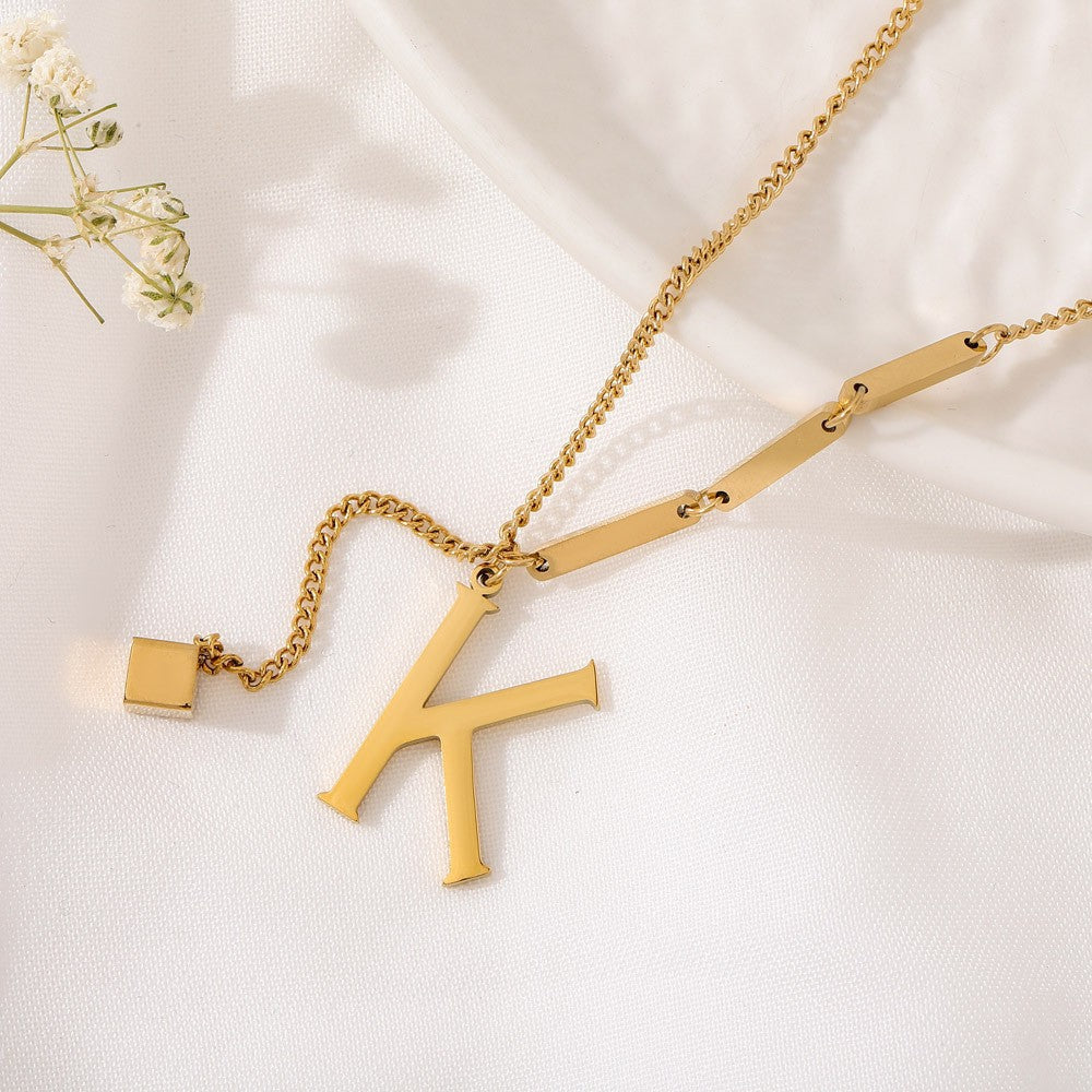 Blakely™ Necklace with Personalized Initial in Elegant Finish