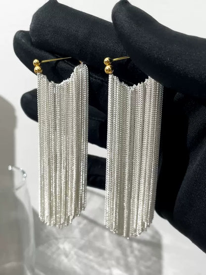 Ursa™ Earrings, Necklace, Bracelet with Cascading Fringe