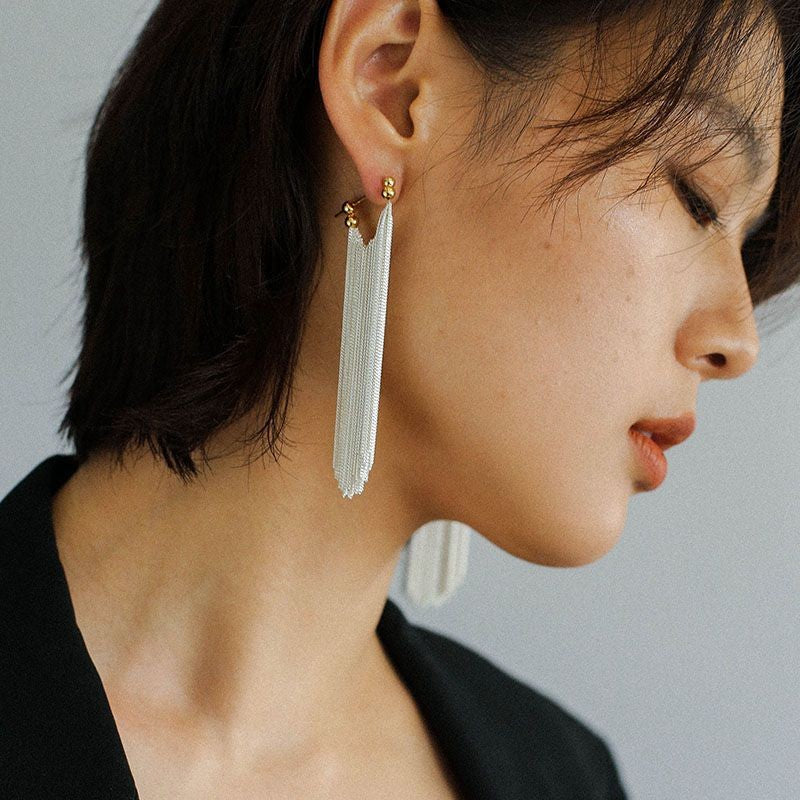 Ursa™ Earrings, Necklace, Bracelet with Cascading Fringe