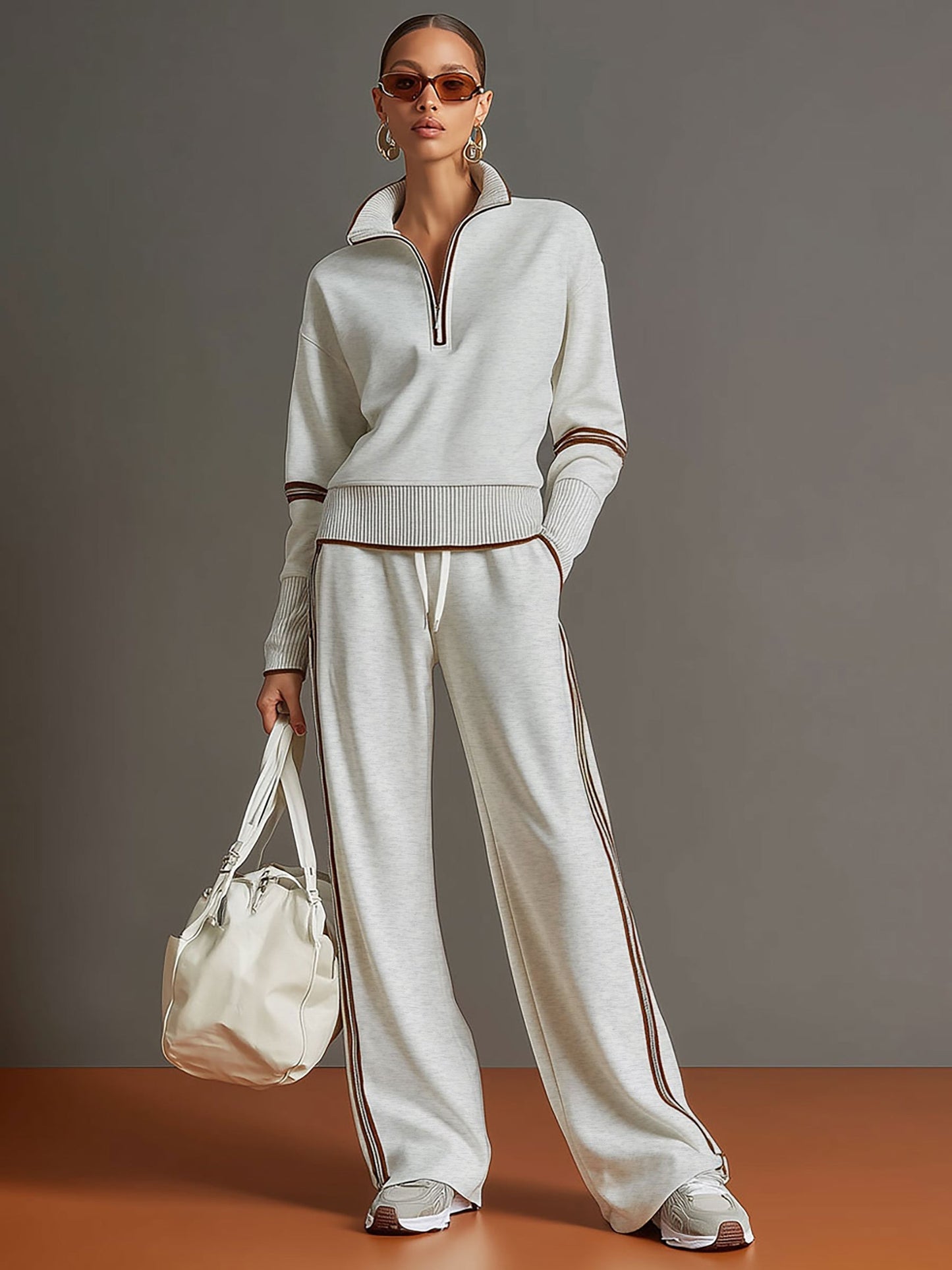 Ansley™ Knit Set with Wide Leg Pants