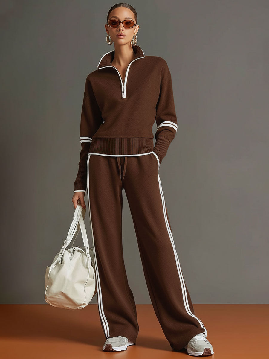 Ansley™ Knit Set with Wide Leg Pants