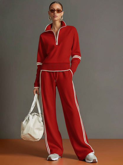 Ansley™ Knit Set with Wide Leg Pants