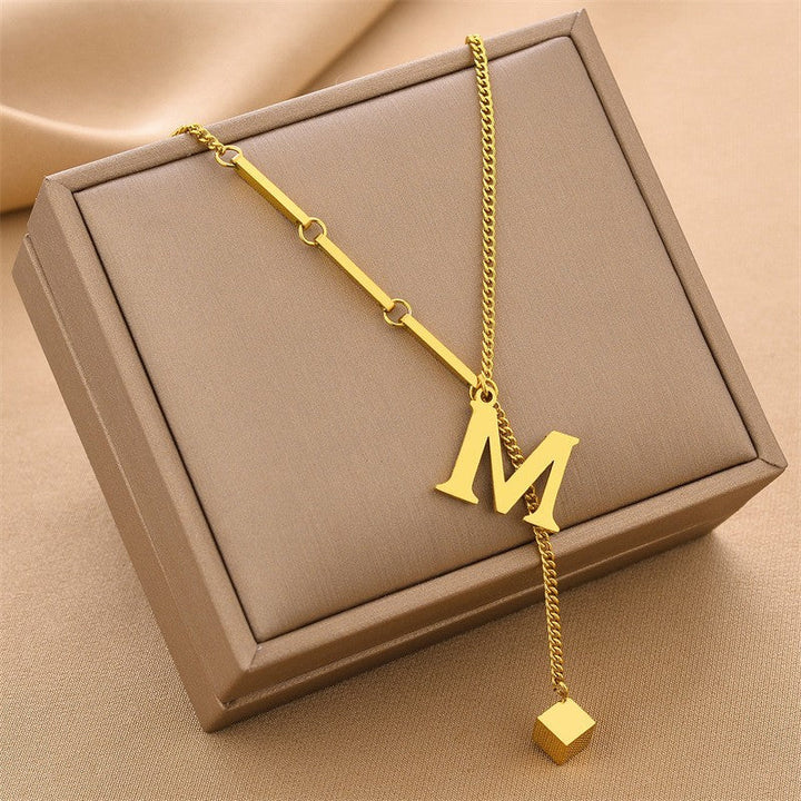Blakely™ Necklace with Personalized Initial in Elegant Finish