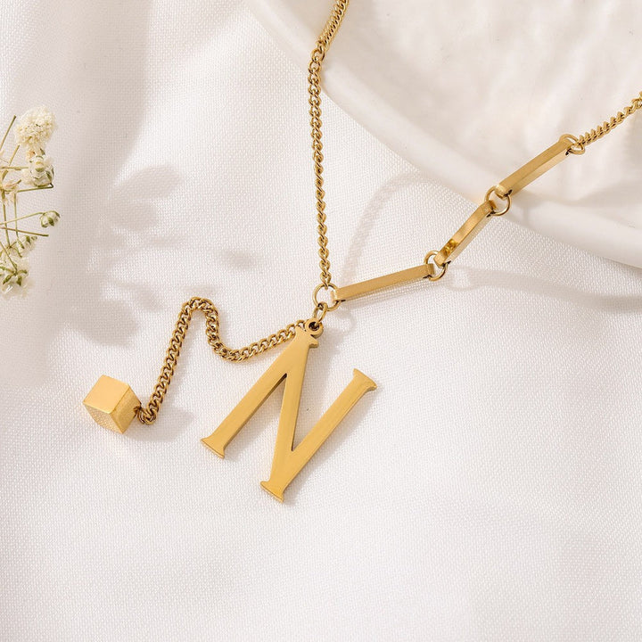 Blakely™ Necklace with Personalized Initial in Elegant Finish