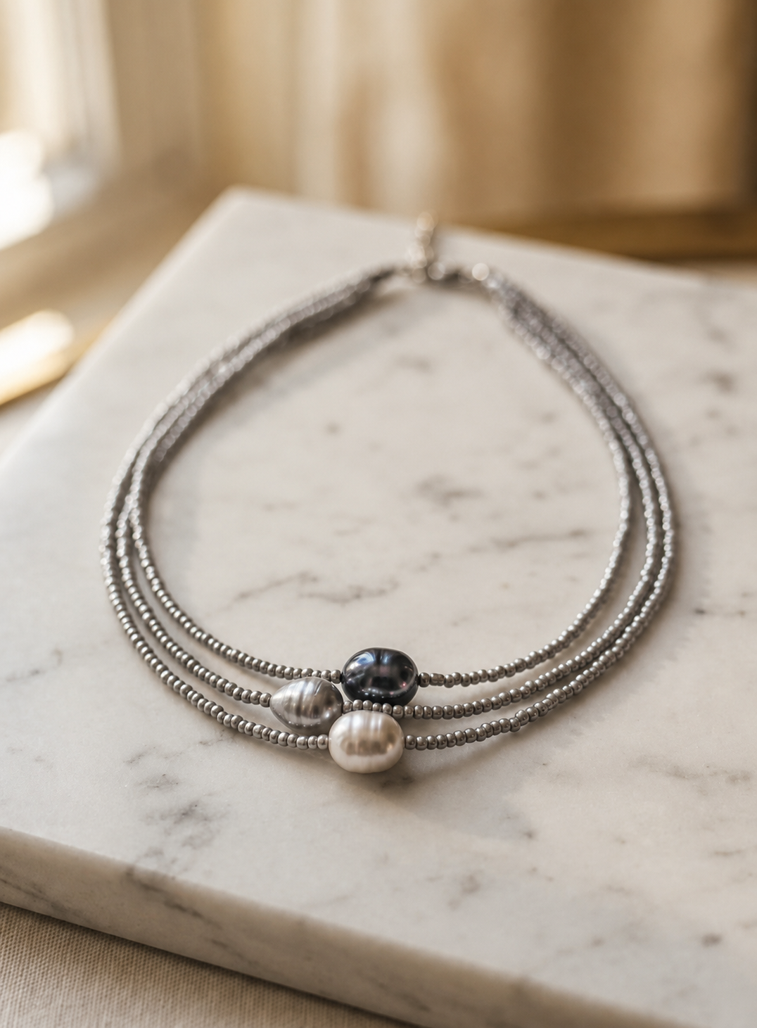 Quinira™ Harmony Pearl Necklace Set