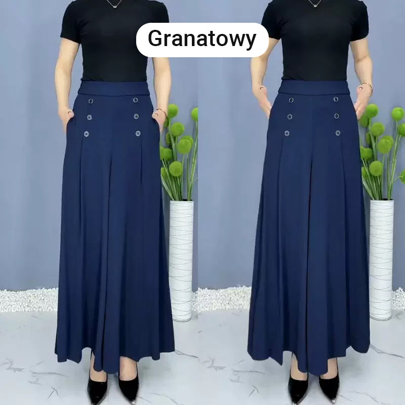 Ansira™ Elegant Pleated Wide Leg Pants