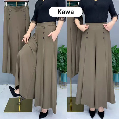Ansira™ Elegant Pleated Wide Leg Pants