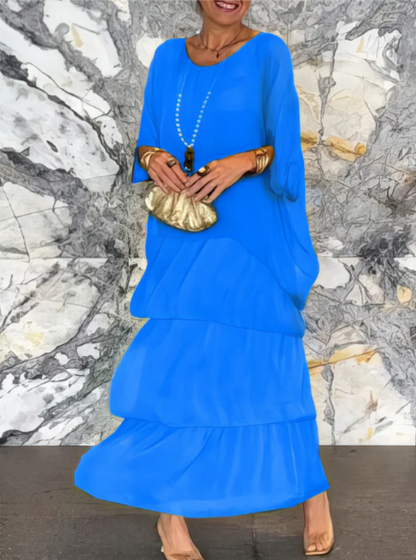 Quivira™ Elegant Flowing Maxi Dress for Women with Light Fall