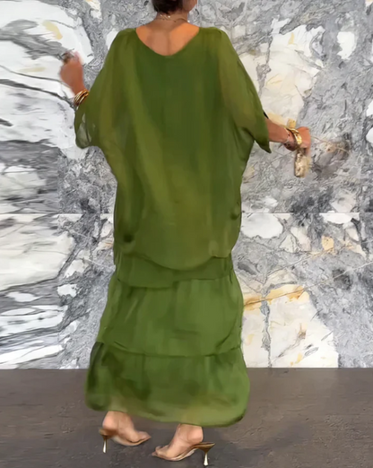 Quivira™ Elegant Flowing Maxi Dress for Women with Light Fall