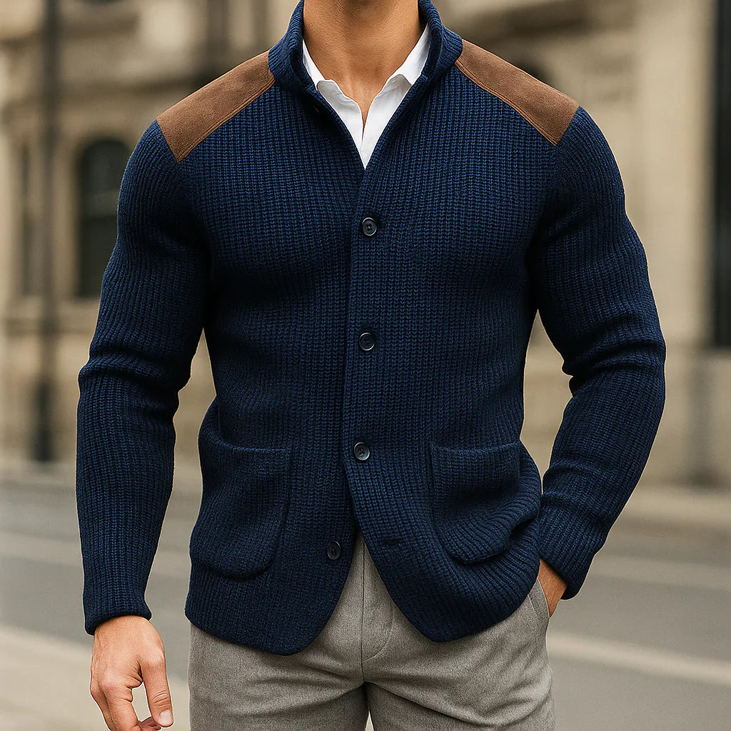 Axten™ Soft Knit Blazer with Texture