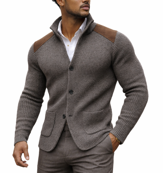 Axten™ Soft Knit Blazer with Texture