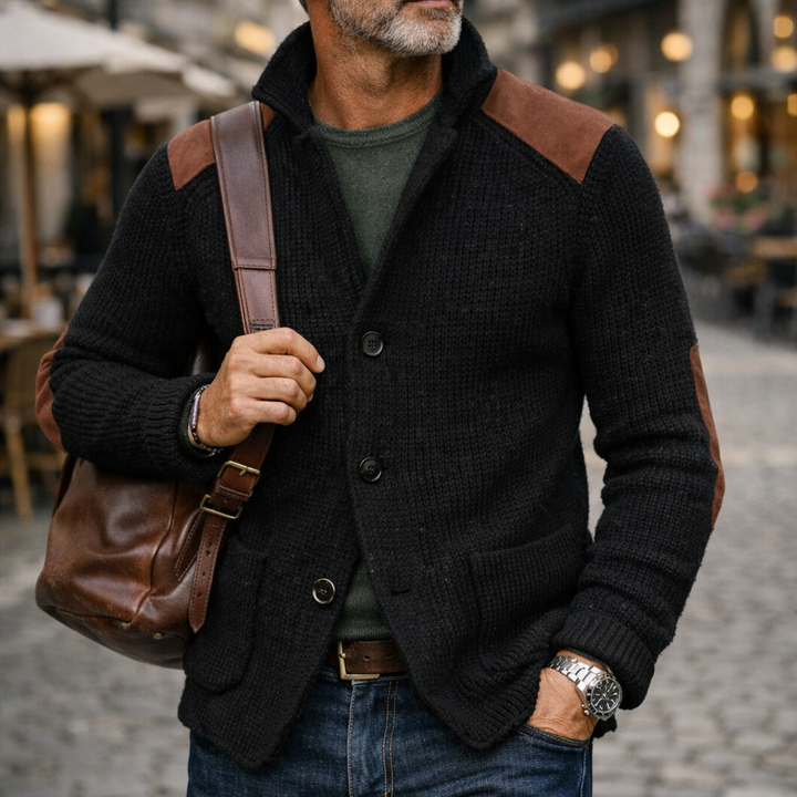 Axten™ Soft Knit Blazer with Texture