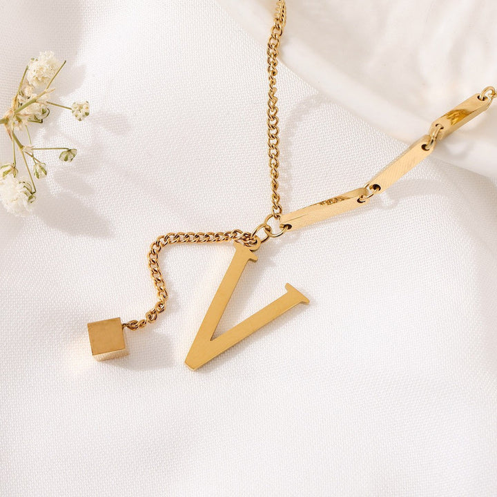 Blakely™ Necklace with Personalized Initial in Elegant Finish