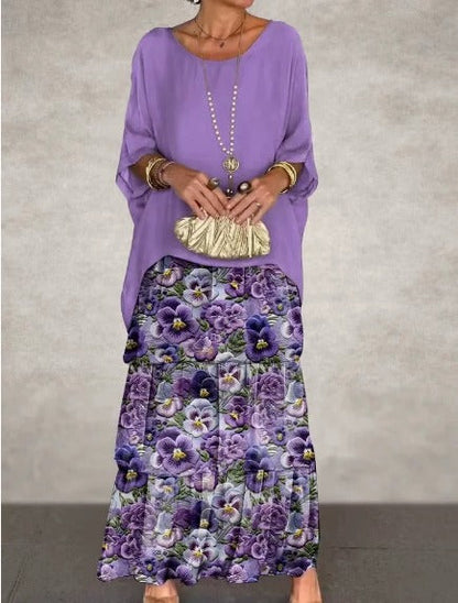 Quivira™ Elegant Flowing Maxi Dress for Women with Light Fall