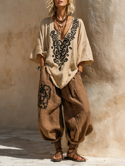 Zosia™ Nomadic Bohemian Art Three-Piece Set