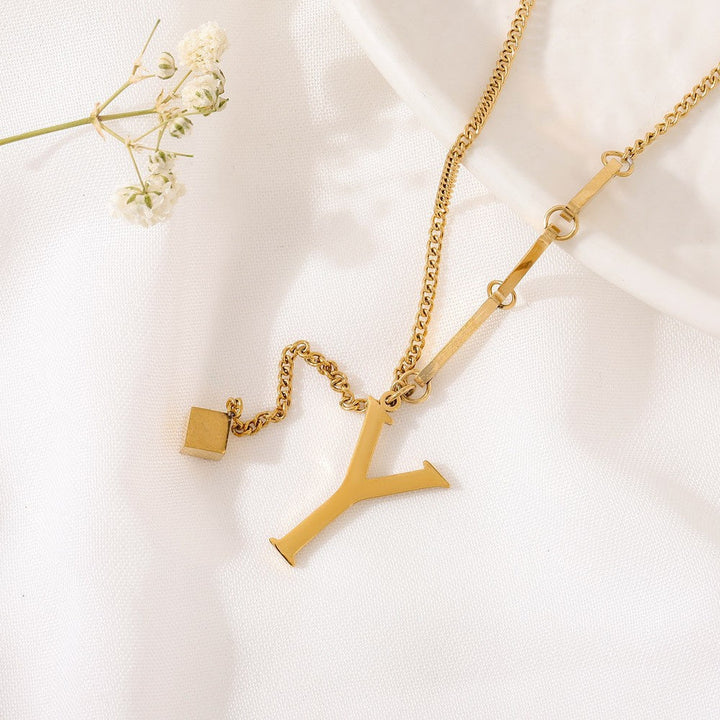 Blakely™ Necklace with Personalized Initial in Elegant Finish