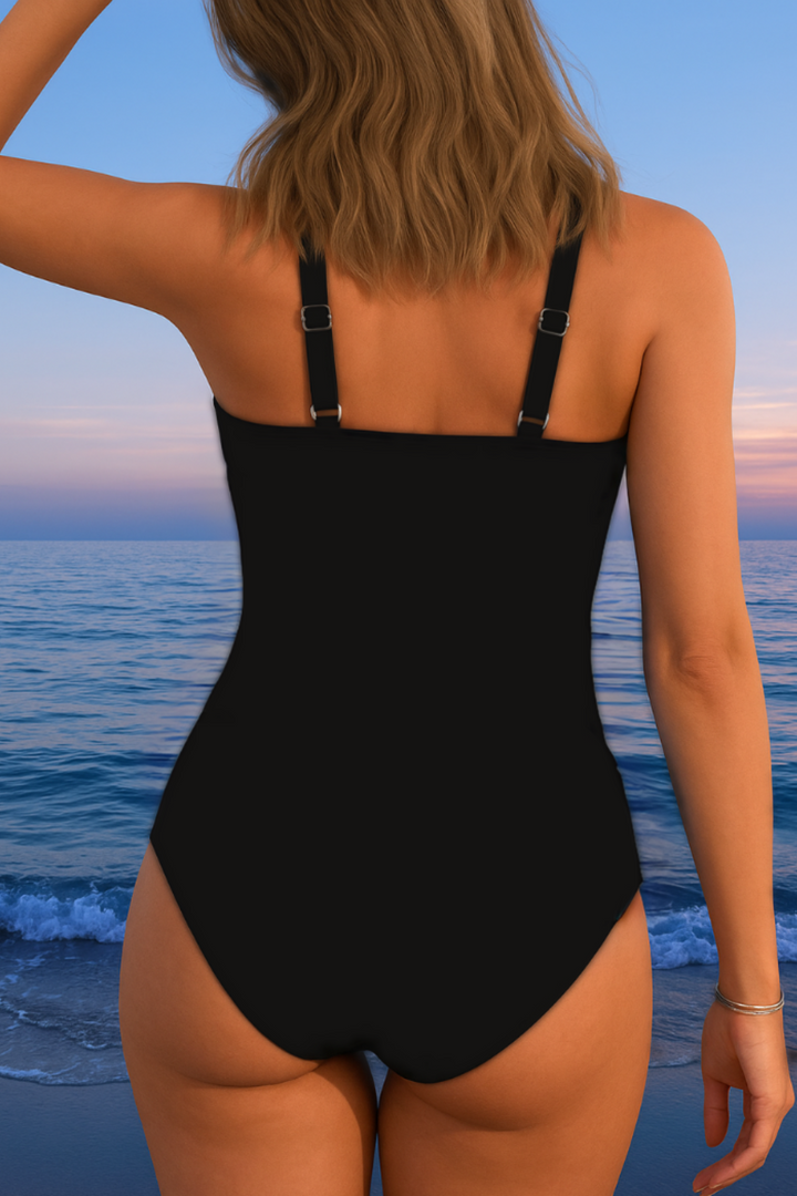 Kytheaux | Luxurious Wrap Swimsuit with Colorful Print